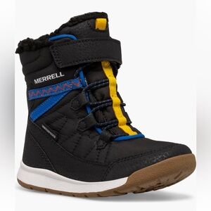 Merrell Kids Black and Blue Boots